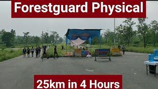 Dost Ki Lagi Naukri️ || Forest Guard Physical Running || 25km in 4 Hours