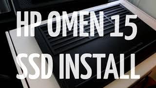 HP OMEN 15(2020) NVME SSD INSTALL