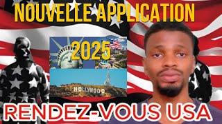 Comment prendre rendez-vous USA (États-Unis) en 2024-2025 sur la nouvelle application depuis ,..