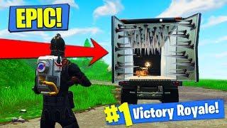 EPIC TRAP TRUCK STRATEGY In Fortnite Battle Royale!