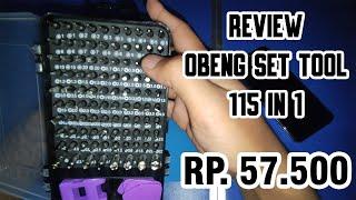 review obeng set 115 in 1 | VLOG 1
