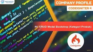 4. CRUD Modal Bootstrap (Kategori Produk)