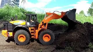 3D printed RC wheel loader HITACHI ZW370-6 (1/14)