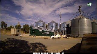 DF30000 Alvan Blanch Grain Drier Installation Timelapse, Kelly Grains - Australia