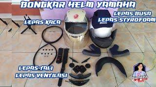 bongkar helm cargloss yamaha | repaint ala ala arai #1