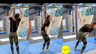 WORKOUT GIRL FAILS IN GYM | Resistance Band Workout Fail | Funny Gym Girl WORKOUT FAIL