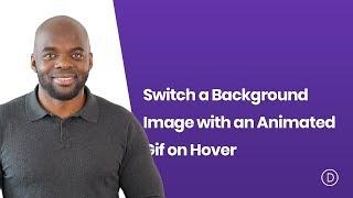 How to Switch a Background Image with an Animated Gif on Hover