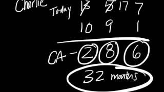 Calculating chronological age