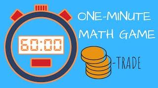 1 minute math game for kids - Coin Trade