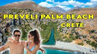 Preveli Palm Beach in 3 minutes (drone footage) | FashionFlightsFood