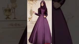 Maxi dress with hijab for party #beautiful #party #fashion