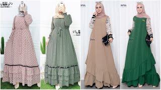 Model Gamis Lebaran 2021 || Model baju gamis terbaru Cantik berkualitas harga terjangkau