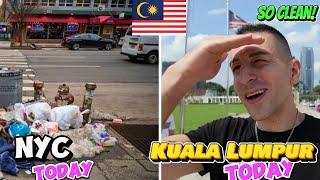 Kuala Lumpur is way cleaner than NYC, USA! (Truely shocking!) Insane KL food