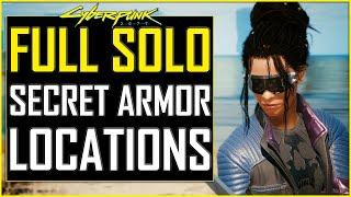 Cyberpunk 2077 How to get FULL Secret Solo Clothing Set - All Legendary Armor Locations