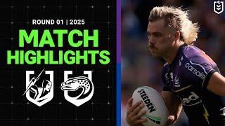 NRL Match Highlights | Storm v Eels | Round 1, 2025