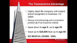 TransAmerica Final Expense - Agent Training Webinar