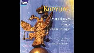 Alexander Kopylov (1854-1911) : Scherzo in A major for orchestra Op. 10 (1880s)