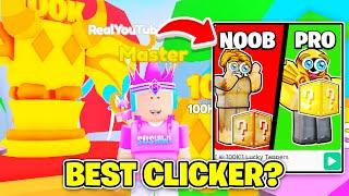 ROBLOX IS THIS CLICKER GAME THE NEW BEST CLICKER SIMULATOR