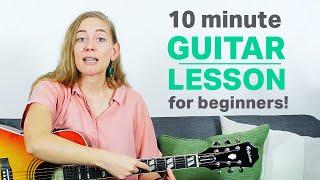 Guitar Tutorial - First Guitar Lesson For Beginners