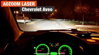 Chevrovet Aveo biled Laser установливаем лазерные линзы на авео