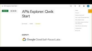 [UPDATED] APIs Explorer: Qwik Start || #qwiklabs || #GSP277 || [With Explanation️] ||