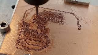 Milling a PCB with 0.2mm traces