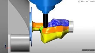 imes-icore Coritec 140i, PreFace, CAM finishing simulation.