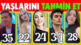 Youtuber Yaşlarını Tahmin Et Fenomenlerin Yaşları Kaç 