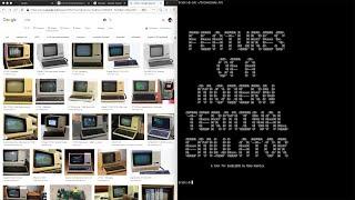 Features of a Modern Terminal Emulator