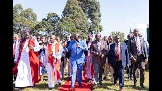 Live President Ruto and Deputy President Rigathi Gachagua attending ACK Church service in Laikipia