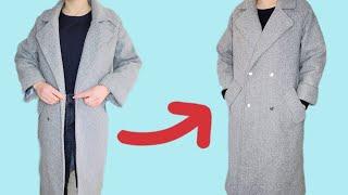 How to enlarge a coat in 5 minutes. SEWING TRICK