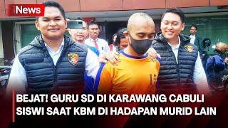 Bejat! Guru SD di Karawang Cabuli Siswi Saat KBM di Hadapan Murid Lain