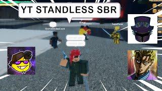 [YBA] STAND-LESS SBR RAID with YOUTUBERS ft. @Glinpo @RaulForLife