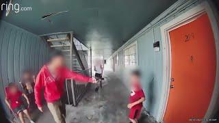 Teen charged after police say he pointed a BB gun at multiple kids in incident caught on camera