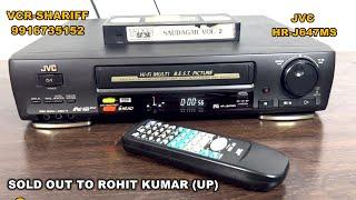 # JVC HR-J647MS 6 HEAD HIFI STEREO WITH REMOTE SOLD OUT TO DR ROHIT KUMAR (UP)