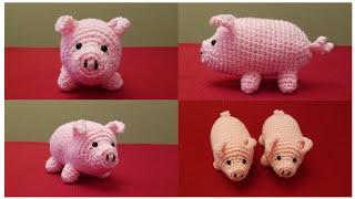 How to crochet a pig