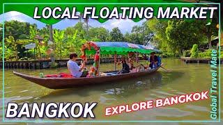 Bangkok's Floating Market Khlong Lat Mayom By MRT  Thailand