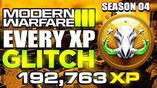 EVERY MW3 XP GLITCH *Season 4* WEAPON XP/RANK XP/BATTLE PASS XP! (MW3 Xp Glitch, MW3 Glitches)