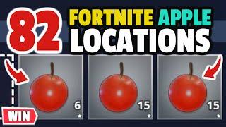 Fortnite APPLE Locations Guide | All apple location in fortnite |  Apple Location Free Fortnite cup