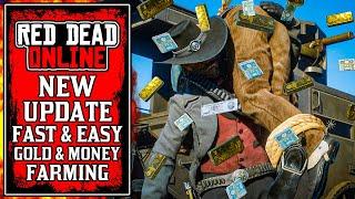 The NEW Red Dead Online UPDATE Has Incredibly EASY GOLD & Money Farming Methods.. (RDR2)