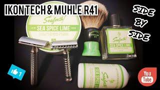 SIDE BY SIDE |  iKON Tek (Tech) & MUHLE R41 | HEADSHAVE | SEAFORTH