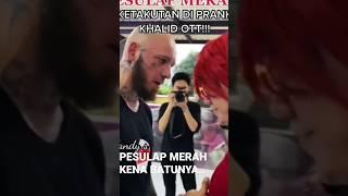 PESULAP MERAH KENA HANTAP ATLET MMA,SAMPAI NANGIS #pesulapmerah #mma #ketakutan