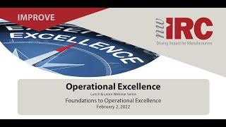 Operational Excellence Series: Part 1- Foundations