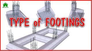  All Types of Foundations | Types of footings RCC Structure | Green House Construction