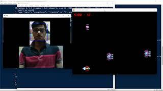 pygame and Python cv2 game (Player moving with face movement)