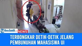 Viral Rekaman CCTV Detik-detik Sebelum Mahasiswa UI Habisi Adik Kelasnya