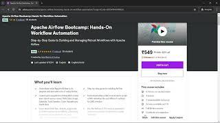 Apache Airflow Bootcamp: Hands-On Workflow Automation