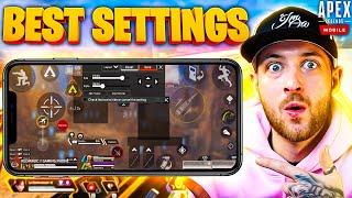 Apex Legends Mobile BEST SETTINGS for PHONE!