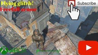 Fallout 4 Flying Glitch/Easy Freefall armor! No fall Damage