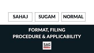 New GST Return Forms - Sahaj, Sugam and Normal | Format, Filing Procedure & Applicability